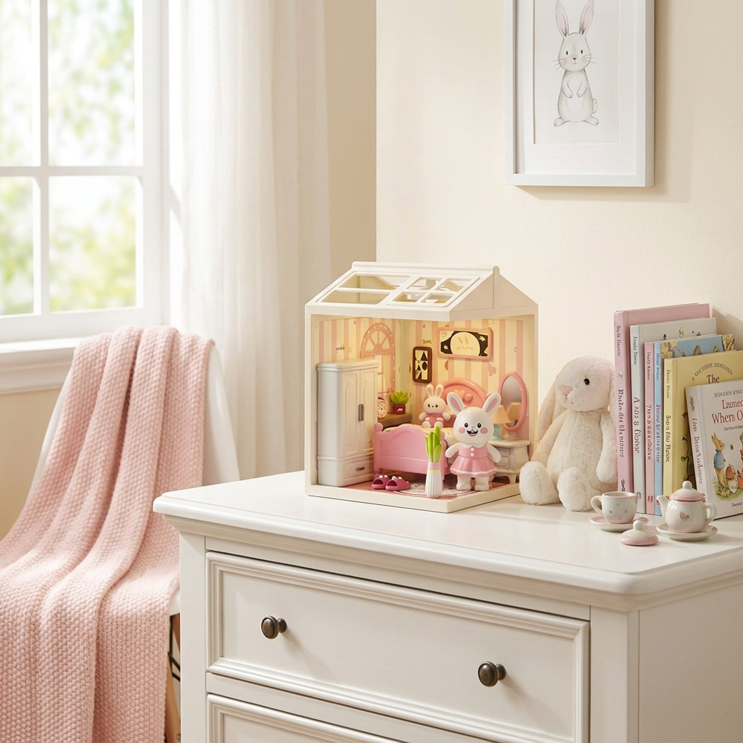 Miniature Rabbit Design Bathroom
