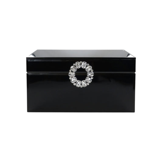 Jewellery Box with Ring Design Black