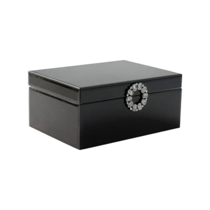 Jewellery Box with Ring Design Black