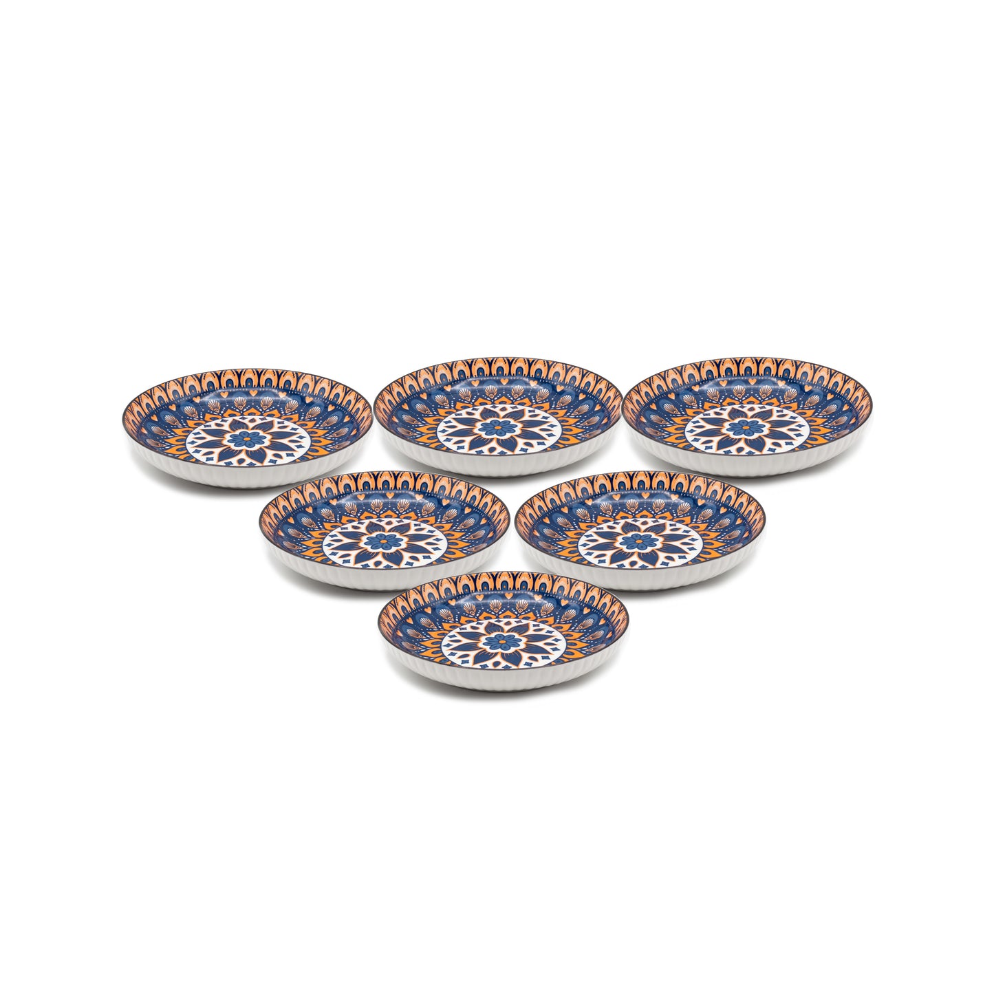 6 Piece Bowl Set Multicoloured