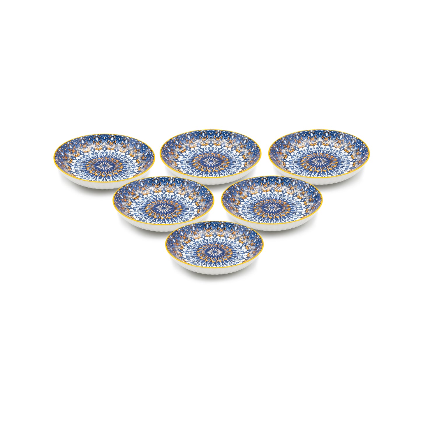 6 Piece Bowl Set Multicoloured