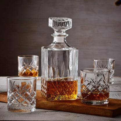 Kitchen Life 5 Piece Trudeau Whisky Glass Set Clear