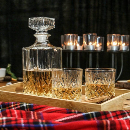 Kitchen Life 5 Piece Trudeau Whisky Glass Set Clear