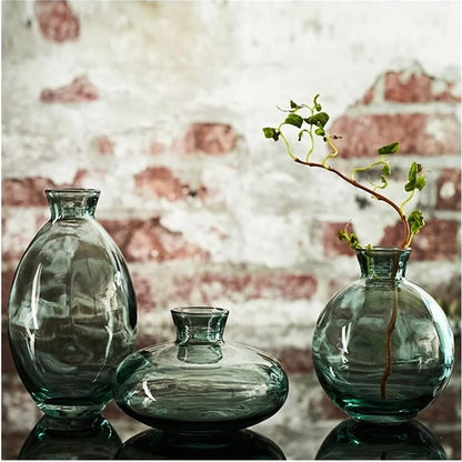 Urban Decor 3 Piece Bud Vase Set Green