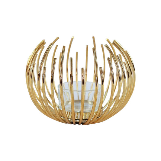 Urban Decor 9cm Gold Pin Cushion Votive Gold