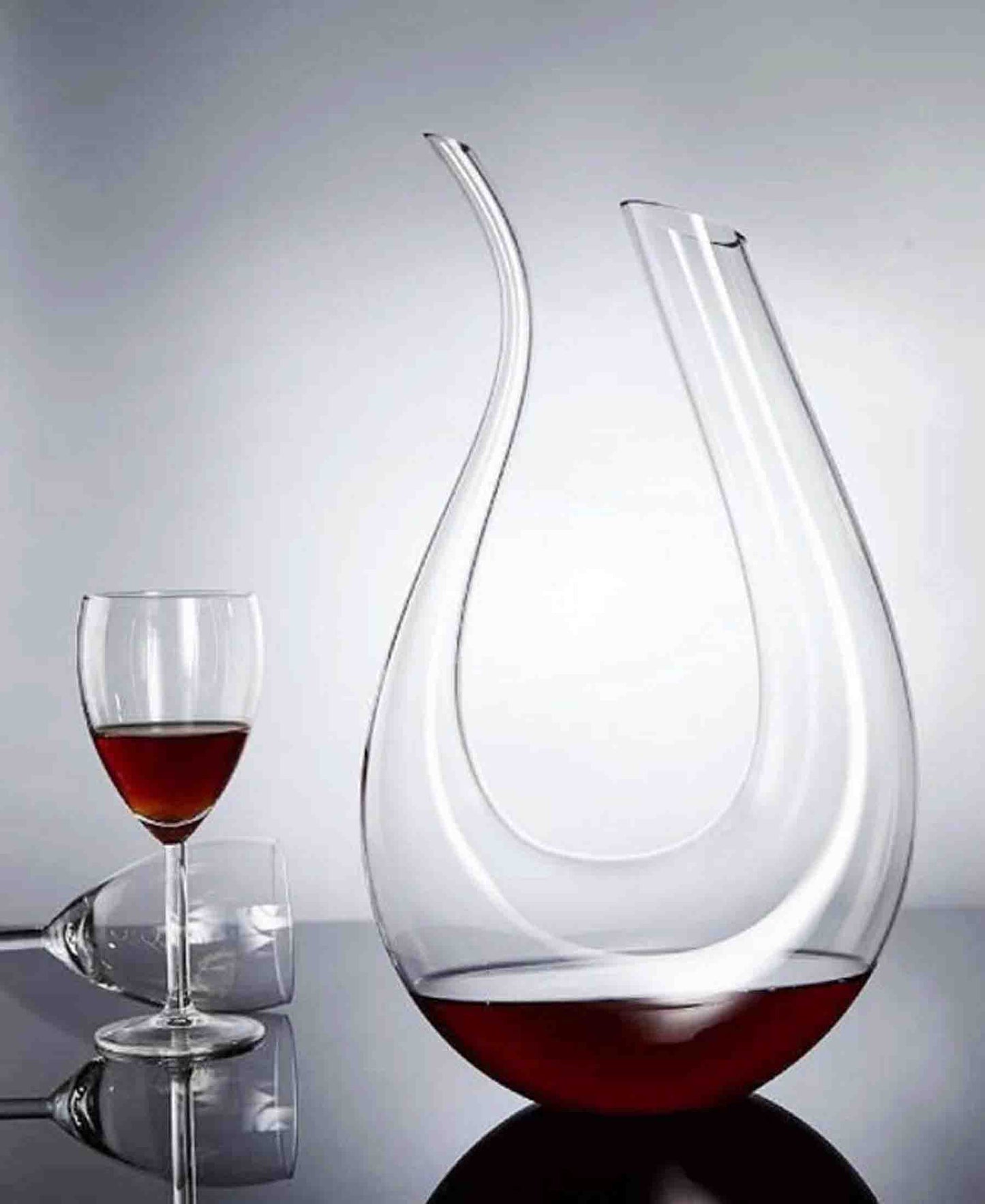 Kitchen Life Prague Decanter & 2 Wine Glasses Set - Clear