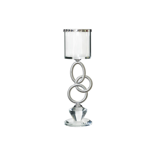 Urban Decor 22cm Olympic Candle Holder Silver
