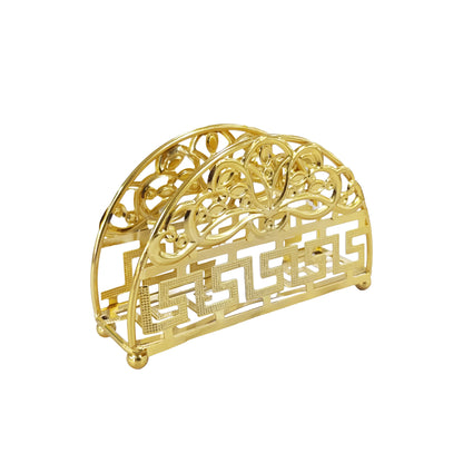 Rounded Napkin Holder Gold
