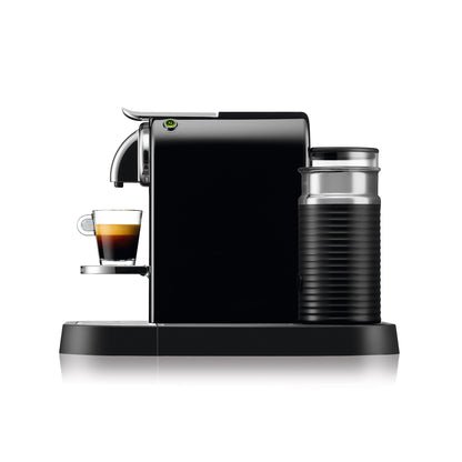 Nespresso Citiz Automatic Espresso Machine With Aeroccino Milk Frother Black + FREE Nespresso Towel