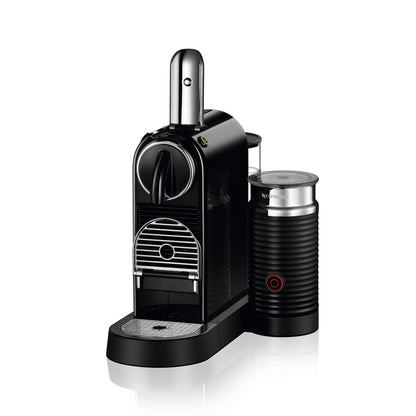 Nespresso Citiz Automatic Espresso Machine With Aeroccino Milk Frother Black + FREE Nespresso Towel