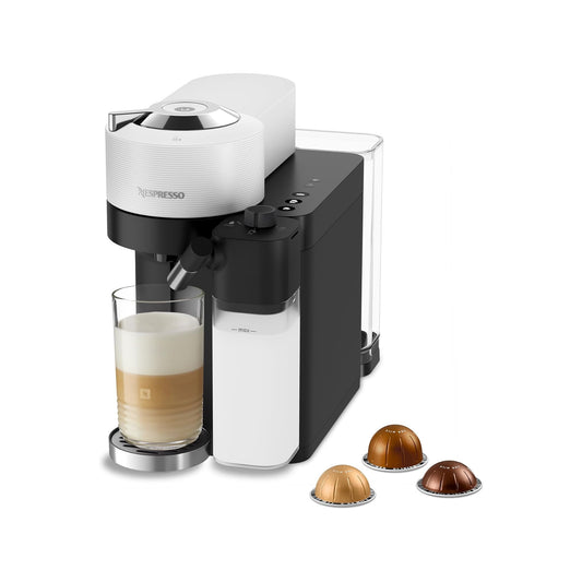 Nespresso Vertuo Lattissima Coffee Machine White + FREE Nespresso Travel Mug