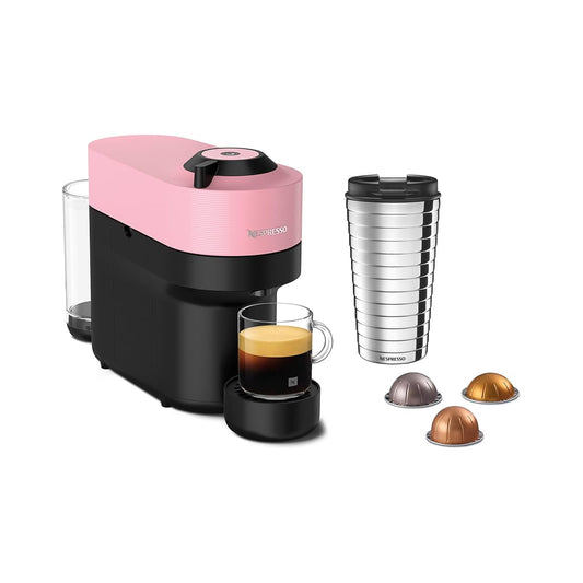 Nespresso Vertuo Pop Coffee Machine Candy Pink + FREE Nespresso Mug