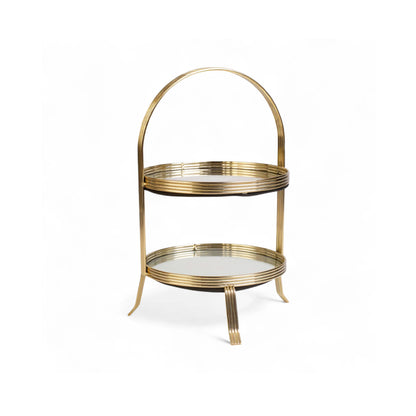 The Venice 2 Tier Cupcake Stand Gold