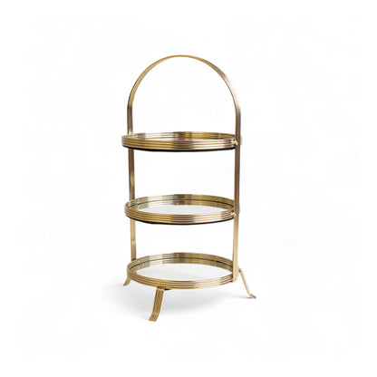 The Venice 3 Tier Cake Stand Gold