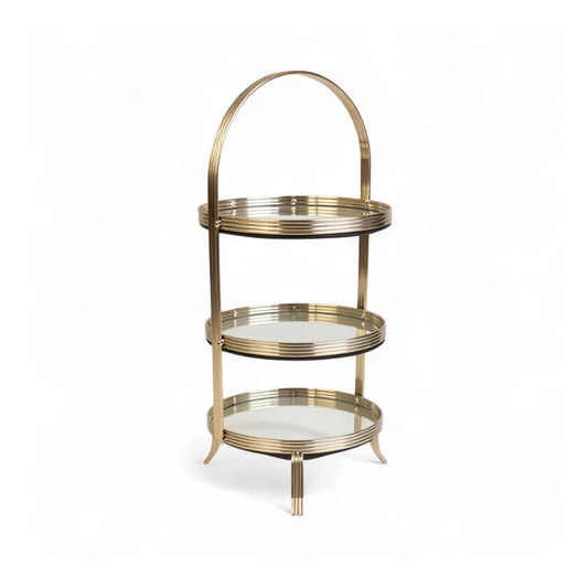 The Venice 3 Tier Cake Stand Gold