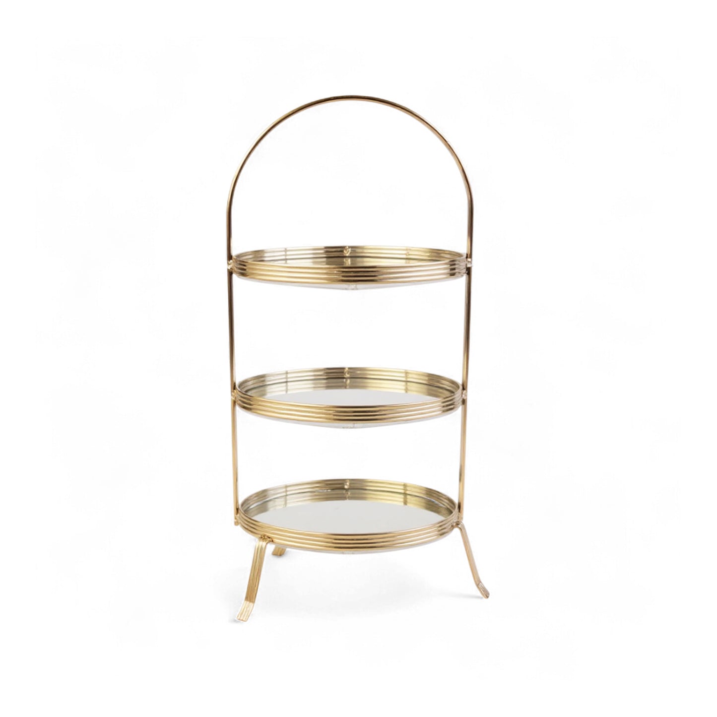 The Venice 3 Tier Cake Stand Gold