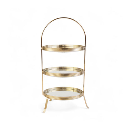 The Venice 3 Tier Cake Stand Gold