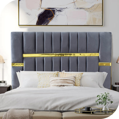 Savanah Queen Headboard Grey
