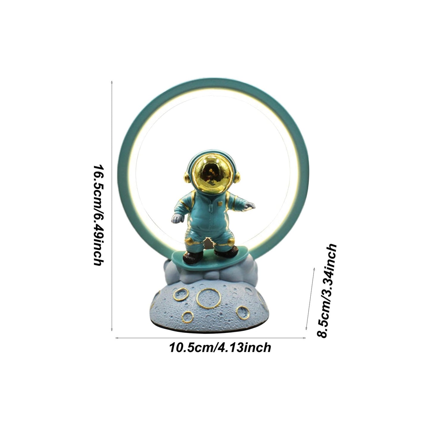 Astronaut Space Themed LED Night Light Blue