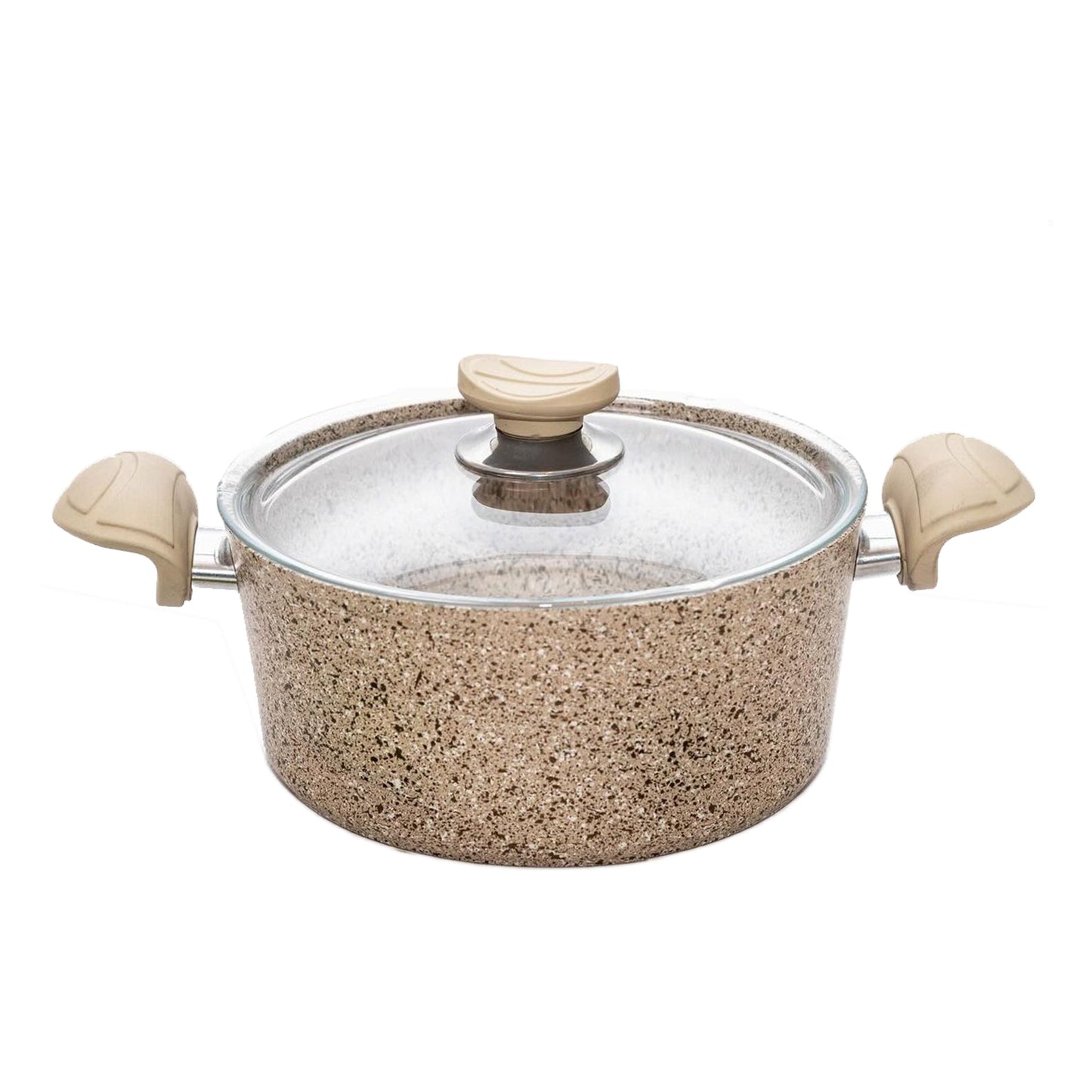 OMS 18cm Granite Deep Casserole Sand Beige