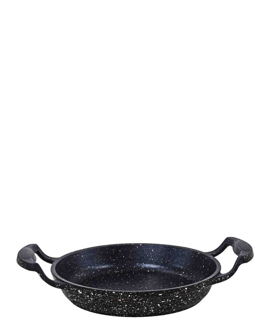 OMS 22cm Granite Egg Pan - Black