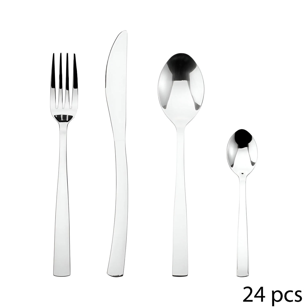 Olympe 24 Piece Stainless Steel Cutlery Set