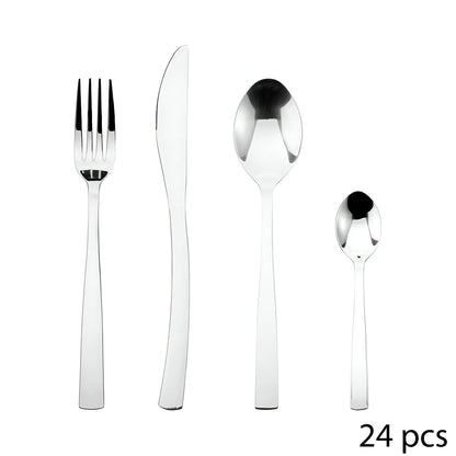 Olympe 24 Piece Stainless Steel Cutlery Set