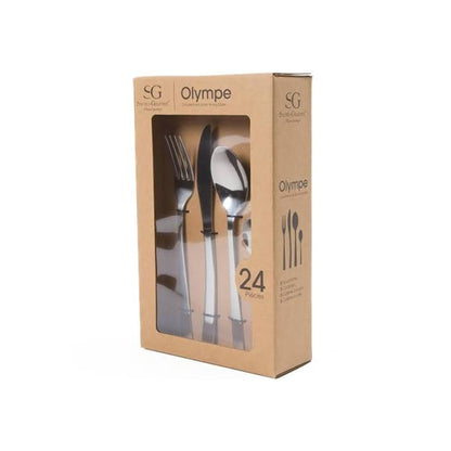 Olympe 24 Piece Stainless Steel Cutlery Set