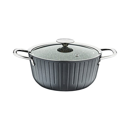 Oms Colonna 28cm Deep Pot Black