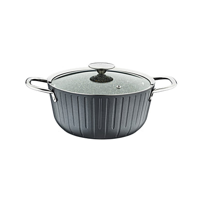 Oms Colonna 24cm Deep Pot Grey