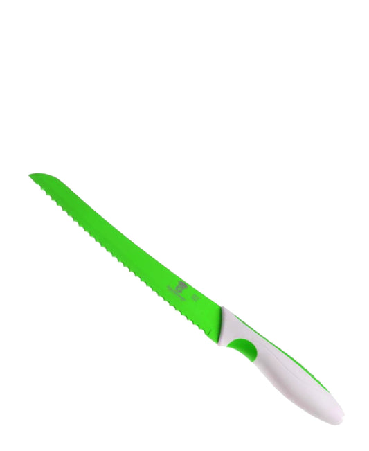 Kitchen Life 20cm Bread Knife - Lime