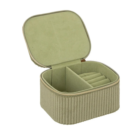 Paris Travel Jewelry Box  - Green