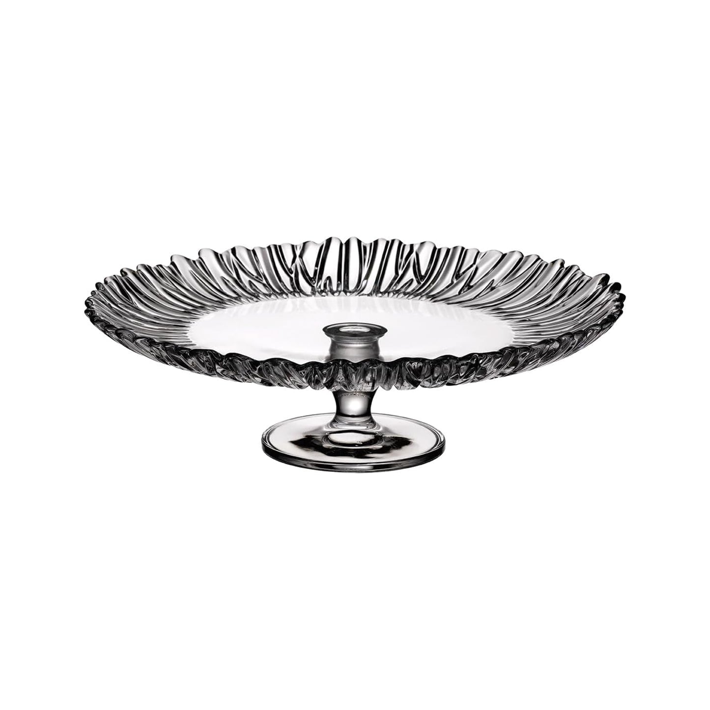 Pasabahce 20.5cm Aurora Glass Cake Stand Clear