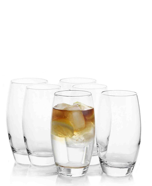 Pasabahce 6 Piece Monte Carlo Hiball Tumbler Set - Clear