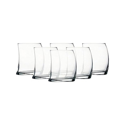 Pasabahce 6 Piece 275ml Penguin Shape Whiskey Glass Set Clear