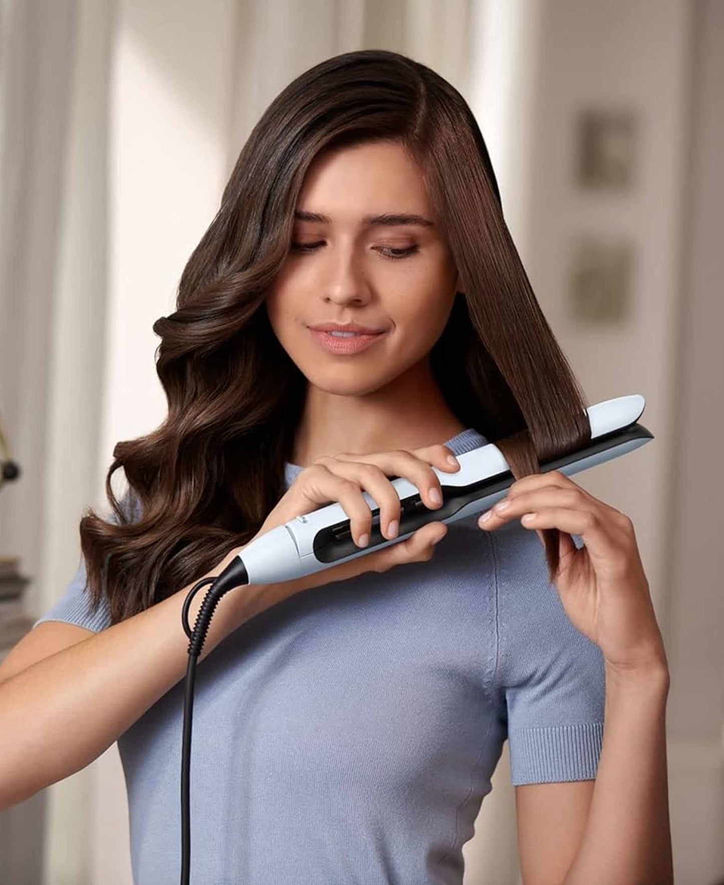 Philips 5000 Series Straightener - Pale Sky Blue