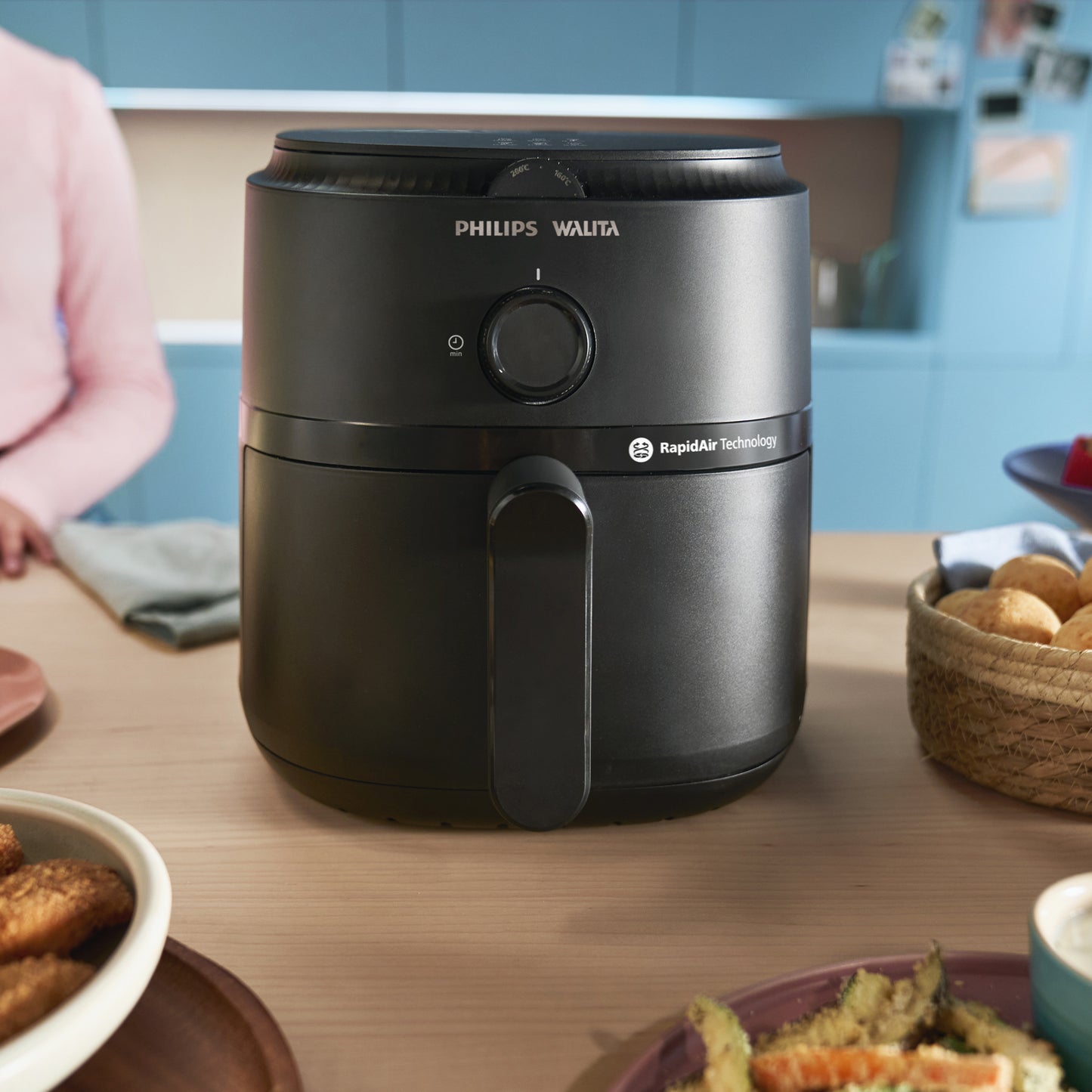 Philips 1000 Series Analog 6.2L Airfryer Black