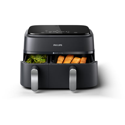 Philips 9Lt Dual Airfryer Black