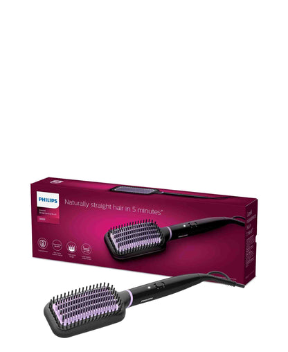 Philips StyleCare Essential Heated Straightening Brush - Black