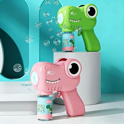 Dinosaur Portable Bubble Machine Pink