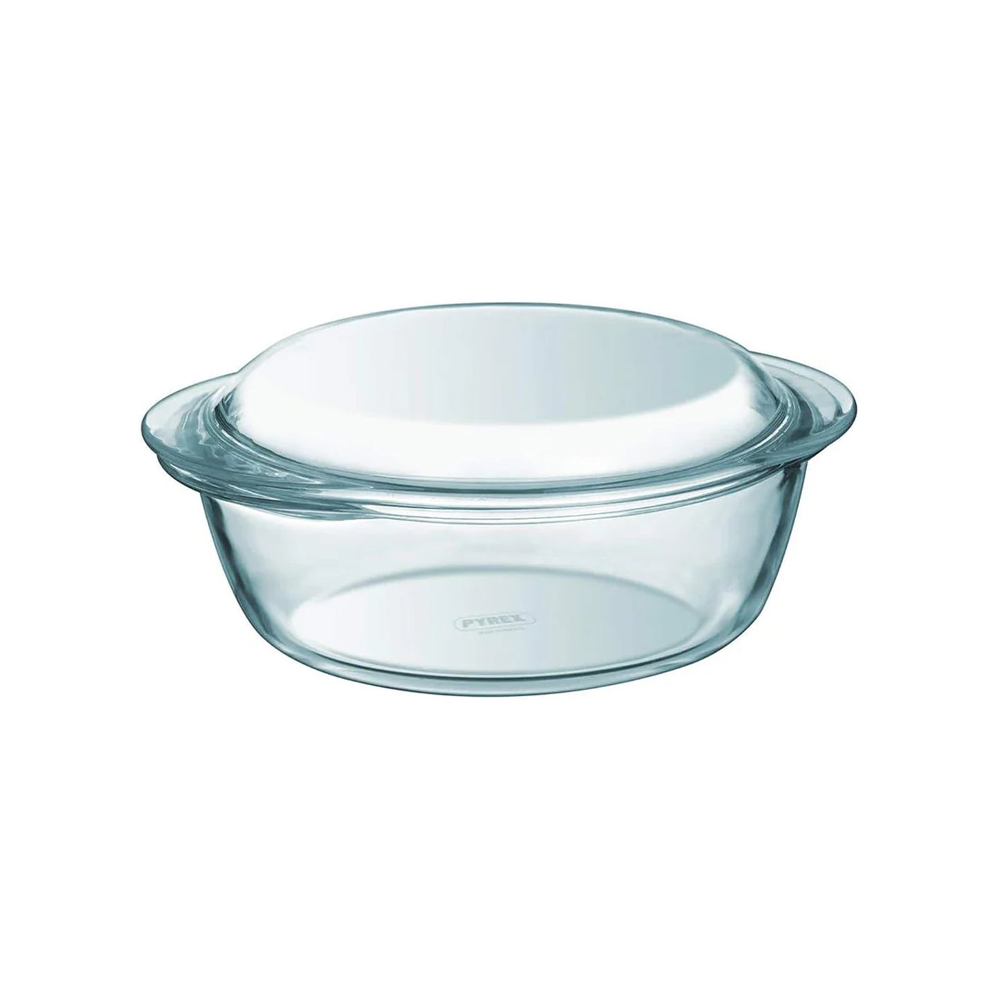 Pyrex 2.1Lt Round Casserole Dish Clear