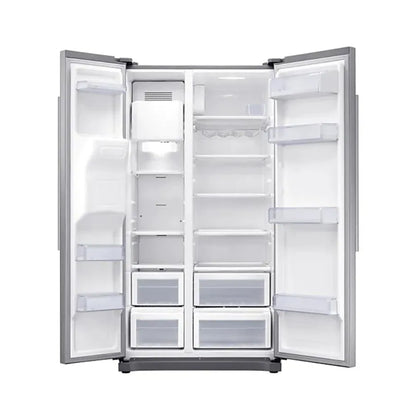 SAMSUNG 501L SIDE BY SIDE FRIDGE SILVER - RS50N3C13S8