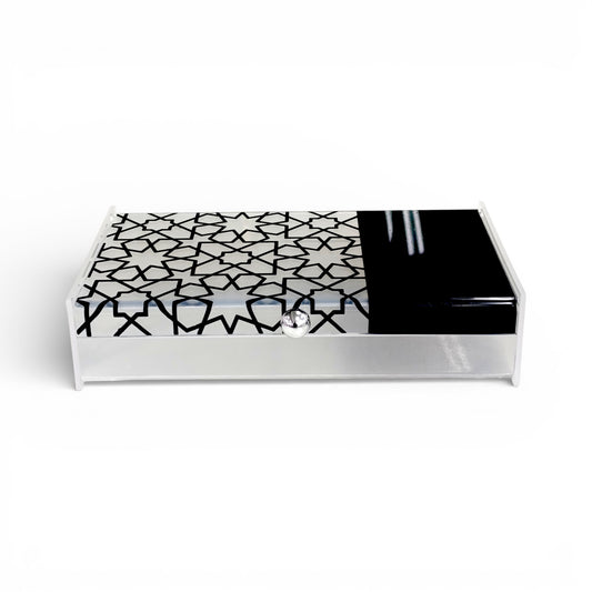 Rectangular Acrylic Box Black