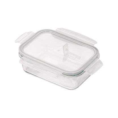 3 Piece 640ml Storage Container Set Clear