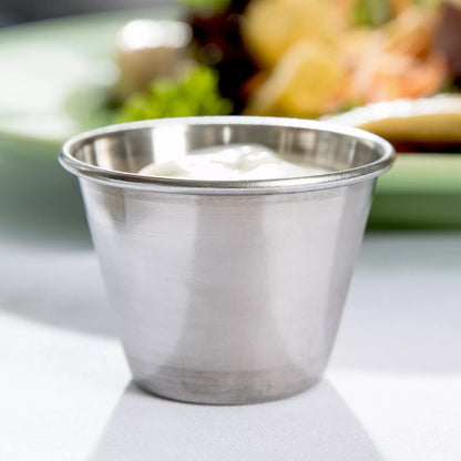 Regent 70ml Stainless Steel Sauce Dish Silver Set of 12