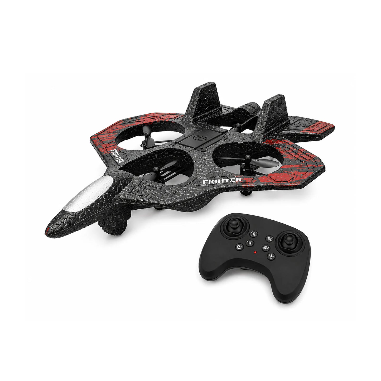 Remote Control Fighter Jet LED Light Black
