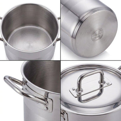 Rolux 40cm Stock Pot Silver