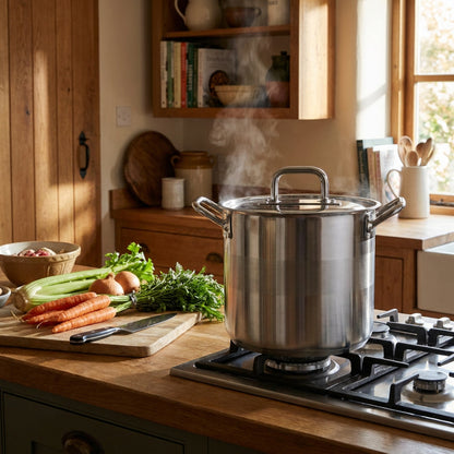 Rolux 40cm Stock Pot Silver