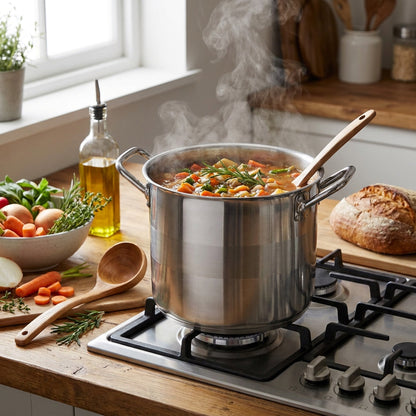 Rolux 40cm Stock Pot Silver