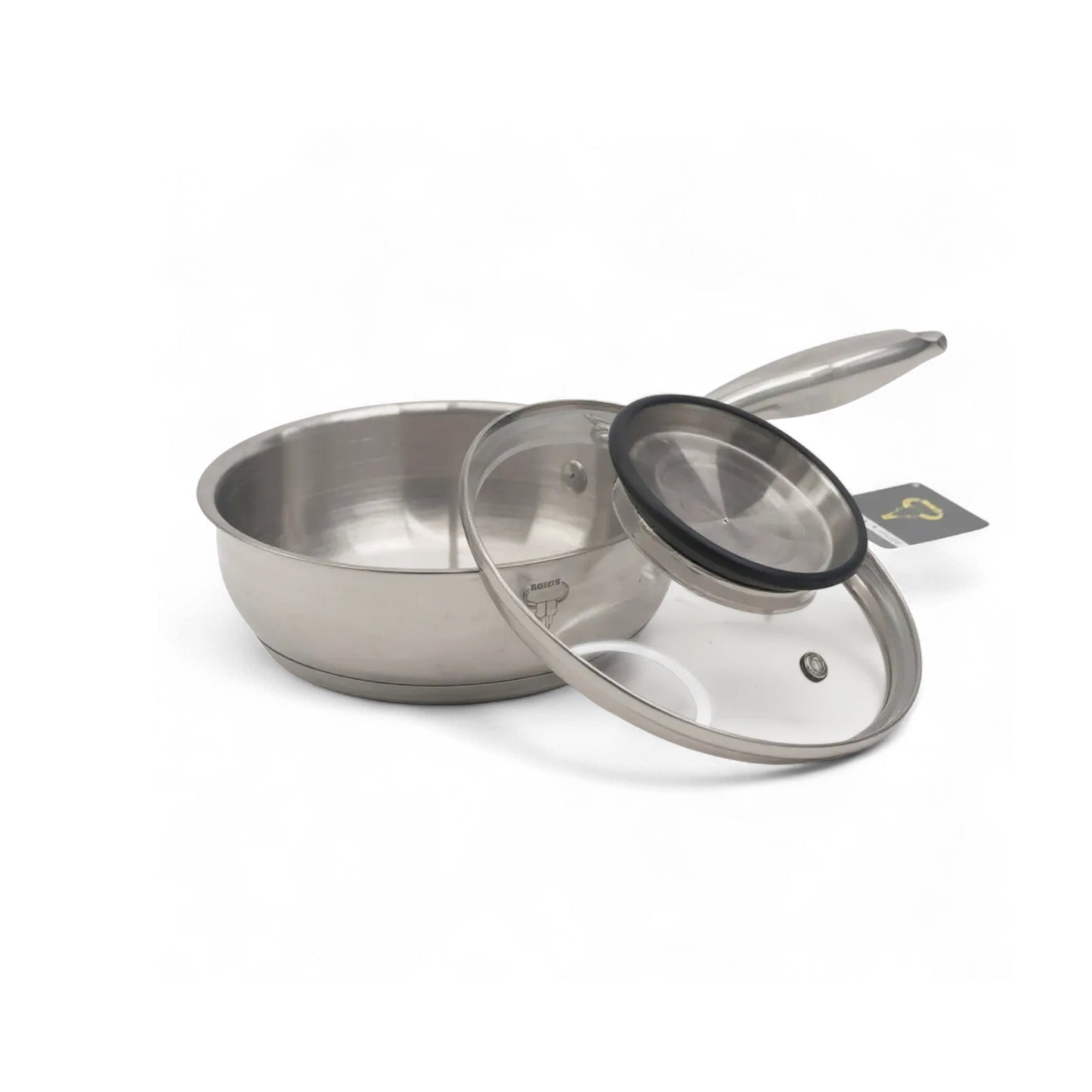 Rolux 16 x 5cm Frying Pan Silver